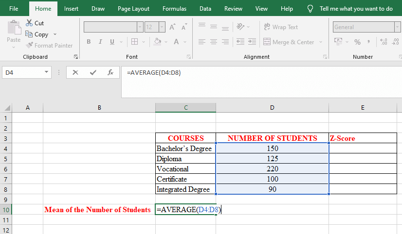 How To Calculate Z Score In Excel Edutized 3614
