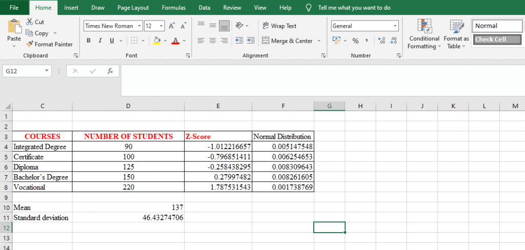 How to calculate z score in Excel – Edutized